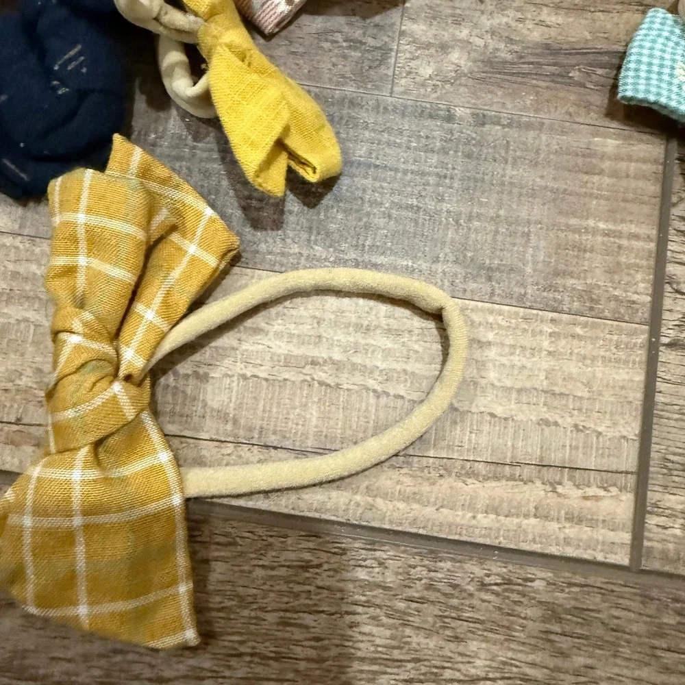 Baby Toddler Bow Headband Set Infant Newborn Nylon‎ Elastic Hair Accessories Lot